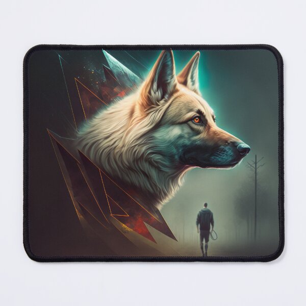 Item preview, Abstract Photo of a Dog and its Owner designed and sold by D Shop.