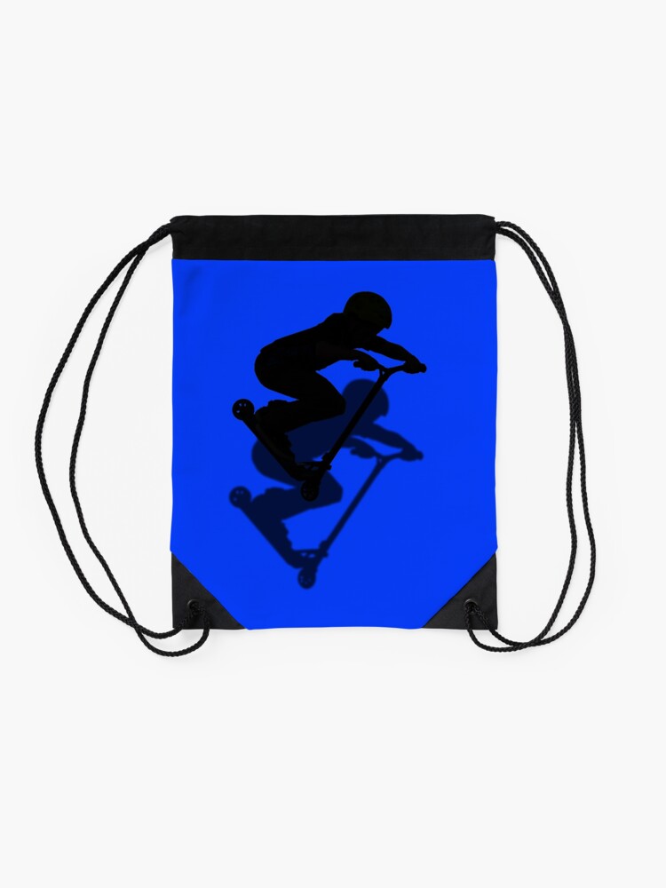 Alternate view of Scooter Boy - Stunt Scooter Rider #5 Drawstring Bag