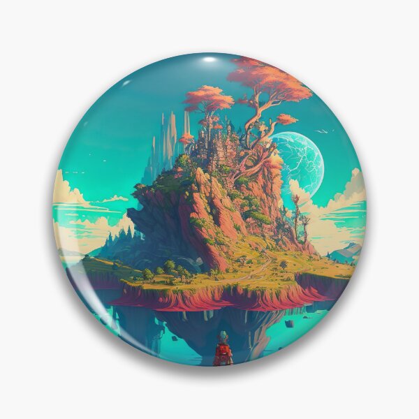 Artikelvorschau, Final Fantasy X Miyazaki inspirierte wunderschöne Landschaft entworfen und verkauft von jojolescargot.