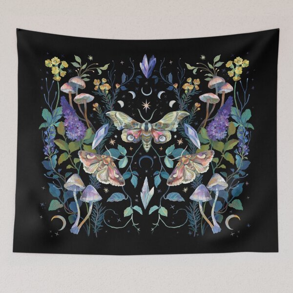 Item preview, Crystal Moth Mushroom  designed and sold by claramcallister.