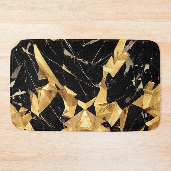 Item preview, Black and Golden marble abstract luxury design No3 designed and sold by angelisart.