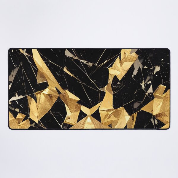 Item preview, Black and Golden marble abstract luxury design No3 designed and sold by angelisart.