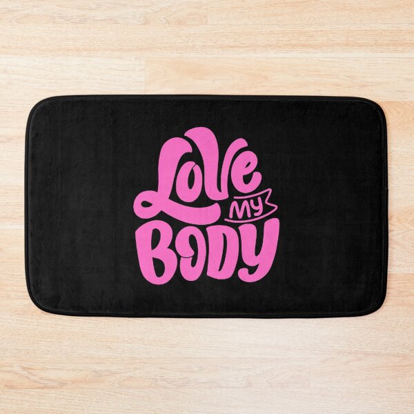 Item preview, Love my body inspirational quotes  designed and sold by nickardi.