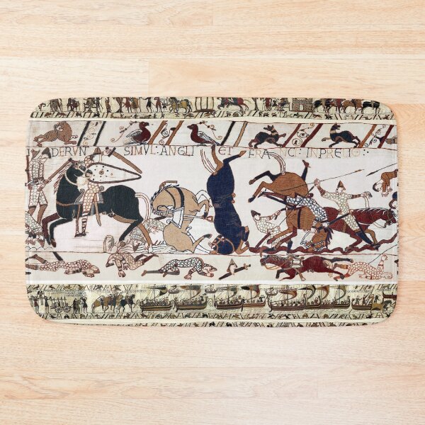 Item preview, THE BAYEUX TAPESTRY 1066,WAR HORSES AND NORMAN KNIGHTS COMBATTING HORSEBACK  designed and sold by BulganLumini.