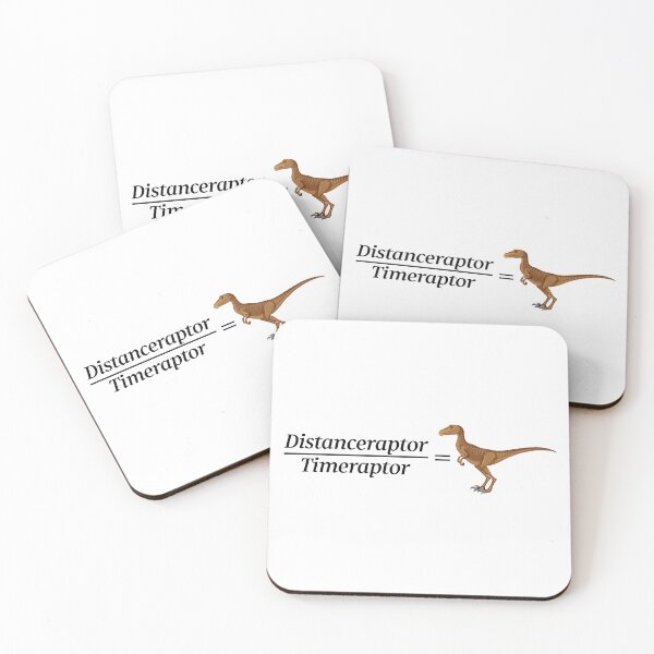 Item preview, Velociraptor Math - Funny Dinosaur Velocity Formula designed and sold by ScienceCorner.