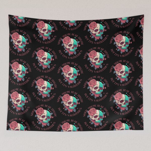 Item preview, Dead Inside But It's Valentine | Red Roses Skull designed and sold by Qudkin.