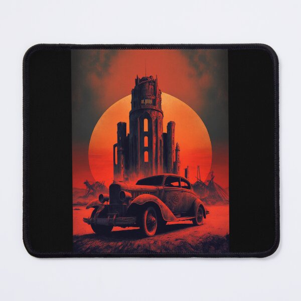 Item preview, Dystopian Sunrise: A Post-Apocalyptic Hot Rod Scene for Fans of Brutalism and American Industry #10 designed and sold by RodZnRoll.