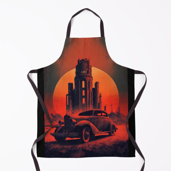 Item preview, Dystopian Sunrise: A Post-Apocalyptic Hot Rod Scene for Fans of Brutalism and American Industry #10 designed and sold by RodZnRoll.