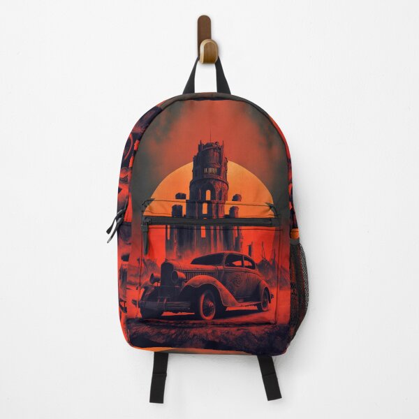 Item preview, Dystopian Sunrise: A Post-Apocalyptic Hot Rod Scene for Fans of Brutalism and American Industry #10 designed and sold by RodZnRoll.