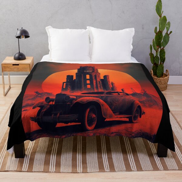 Item preview, Dystopian Sunrise: A Post-Apocalyptic Hot Rod Scene for Fans of Brutalism and American Industry #10 designed and sold by RodZnRoll.