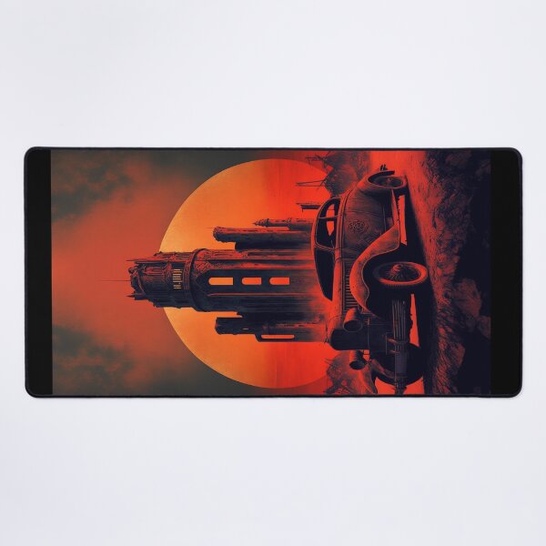 Item preview, Dystopian Sunrise: A Post-Apocalyptic Hot Rod Scene for Fans of Brutalism and American Industry #10 designed and sold by RodZnRoll.