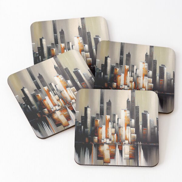 Item preview, Cityscape- Modern Abstract #10 designed and sold by Gypsykiss.