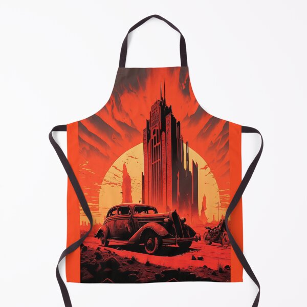 Item preview, Dystopian Sunrise: A Post-Apocalyptic Hot Rod Scene for Fans of Brutalism and American Industry #11 designed and sold by RodZnRoll.
