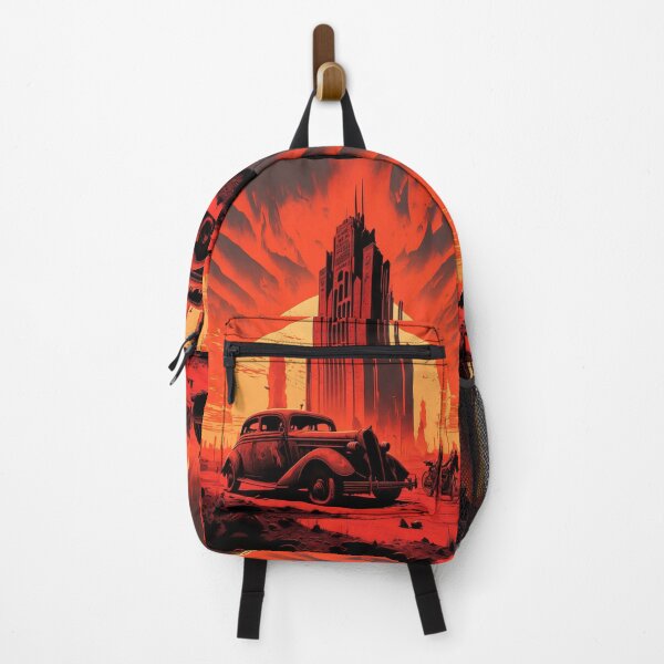 Item preview, Dystopian Sunrise: A Post-Apocalyptic Hot Rod Scene for Fans of Brutalism and American Industry #11 designed and sold by RodZnRoll.