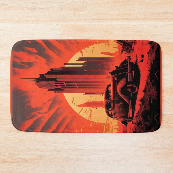 Item preview, Dystopian Sunrise: A Post-Apocalyptic Hot Rod Scene for Fans of Brutalism and American Industry #11 designed and sold by RodZnRoll.