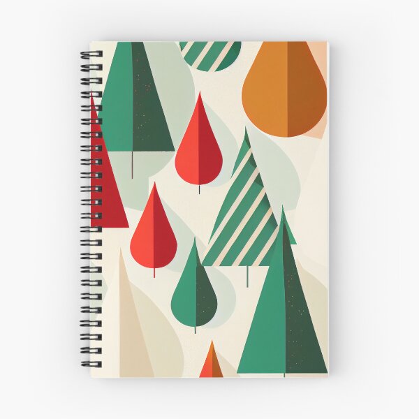 Item preview, Flat Floral Christmas Tree Pattern Digital Painting designed and sold by CodeAndColors.