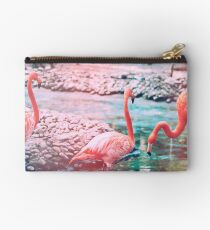 Exotic flamingos Studio Pouch