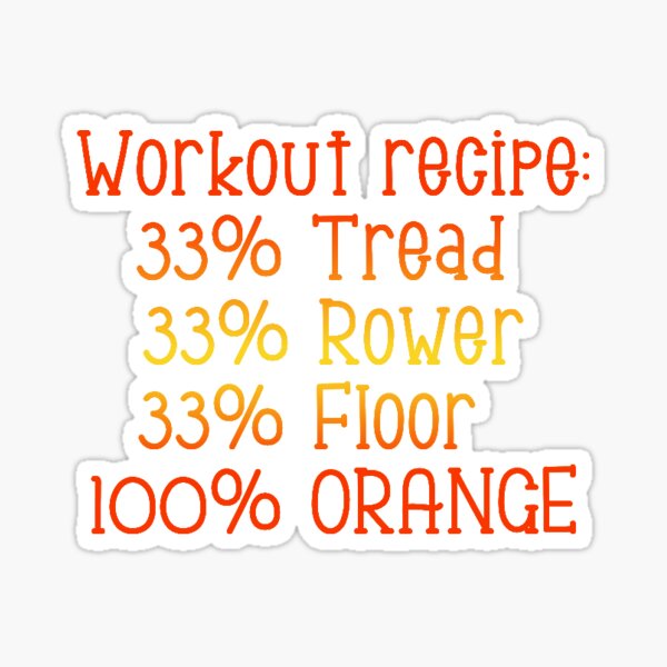 Orange Theory Stickers for Sale Redbubble