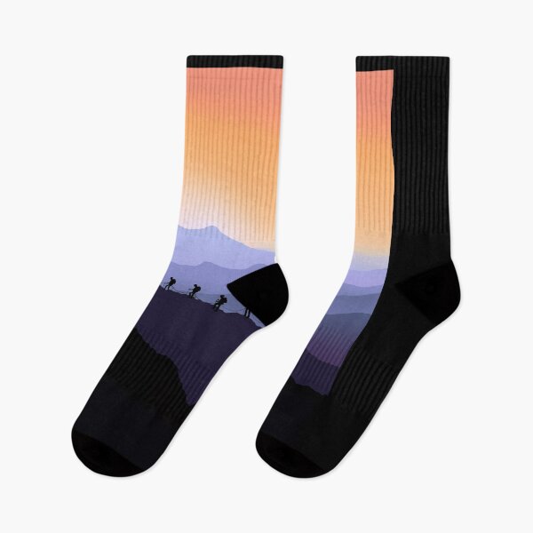 Item preview, Sunset for the Peaceful Majesty of Mountain Landscapes, Sunsets and Lakes, climber, mountaineering designed and sold by Collagedream.
