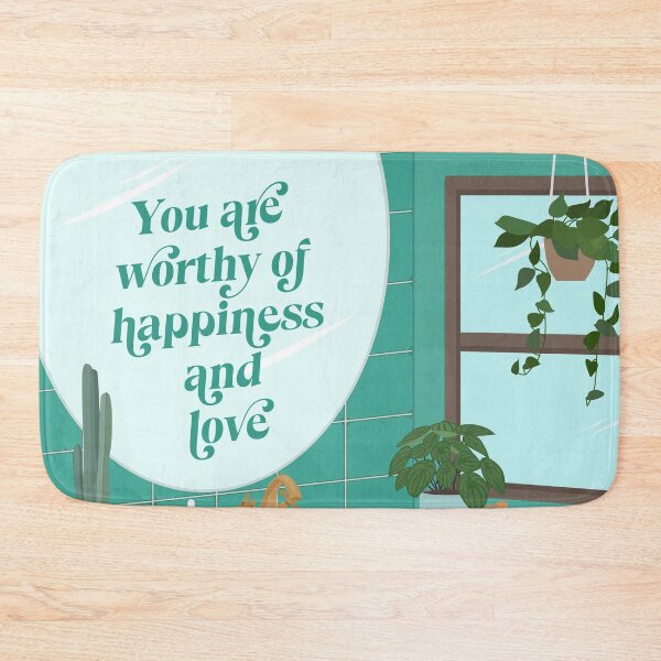 Item preview, You are Worthy of Happiness and Love Mental Health designed and sold by dailycake.