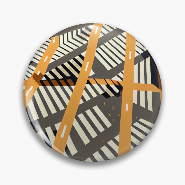 Artikelvorschau, Flat Abstract Urban City Pattern Digital Painting entworfen und verkauft von CodeAndColors.
