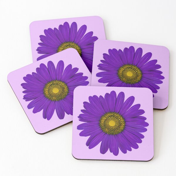 Item preview, Purple daisy flower designed and sold by gramizzia.