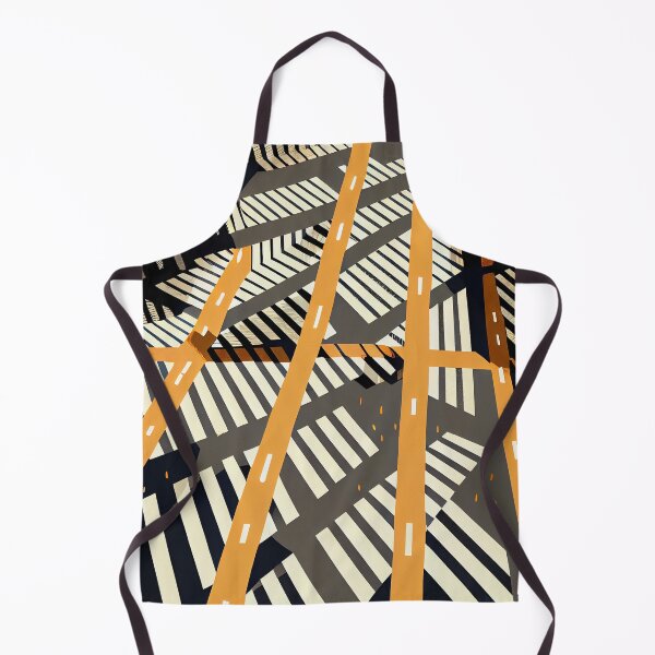Artikelvorschau, Flat Abstract Urban City Pattern Digital Painting entworfen und verkauft von CodeAndColors.
