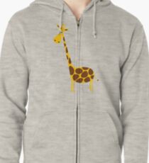 Giraffe funny Zipped Hoodie