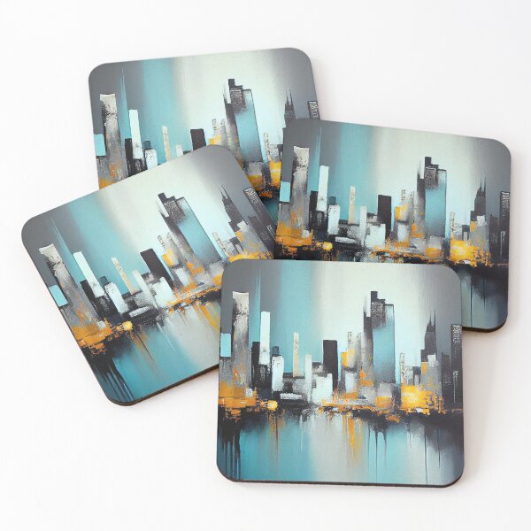 Item preview, Cityscape- Modern Abstract #5 designed and sold by Gypsykiss.
