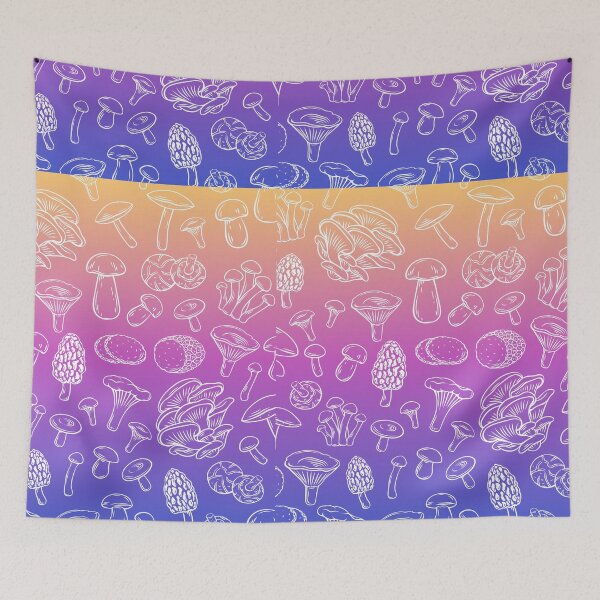 Item preview, Seta arte degradado azul, morado y amarillo. designed and sold by ClockInClockOut.