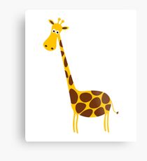 Giraffe funny Metal Print