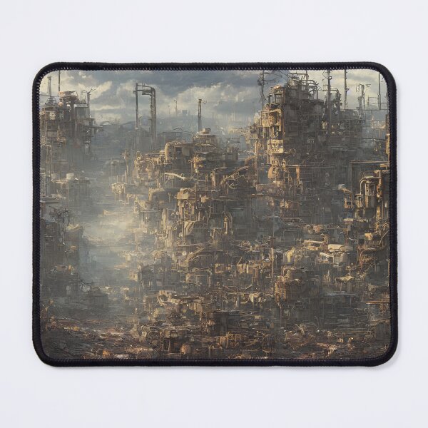Item preview, Toxic wasteland wall art scene designed and sold by Metaverse8.