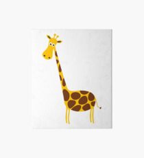 Giraffe funny Art Board