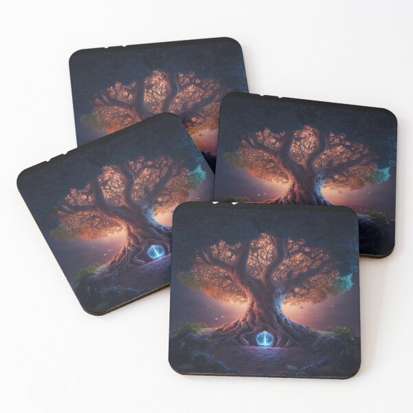 Item preview, Yggdrasil - Tree of Life v2 designed and sold by ai-datamancer.