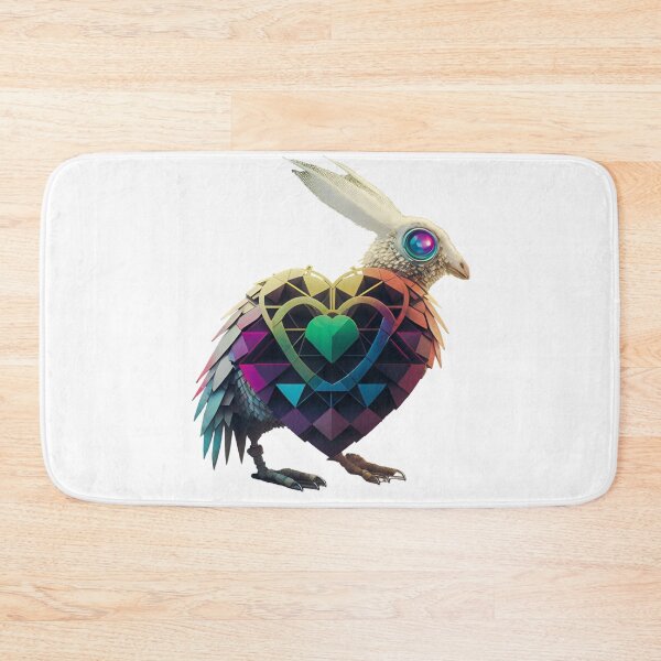 Item preview, Steampunk Art Deco Rabbit Bird Heart #9 designed and sold by Synthetic-Intel.