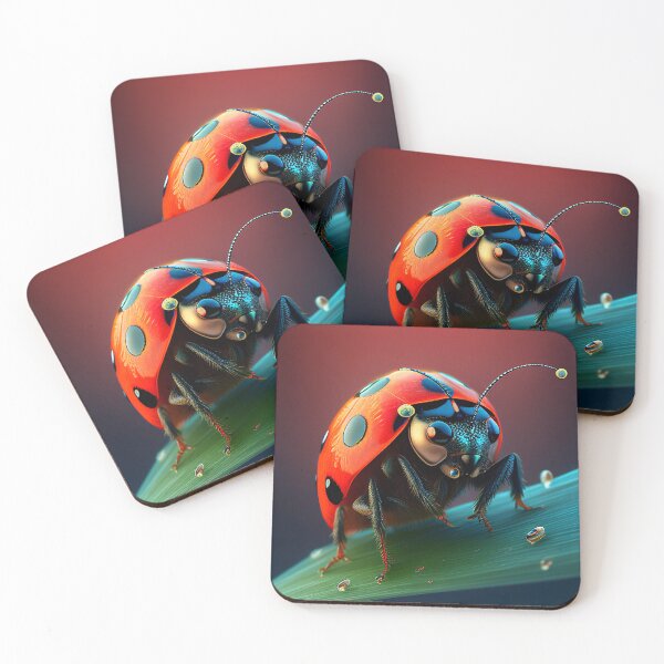 Item preview, Ladybug portrait designed and sold by EmeraldeaArt.