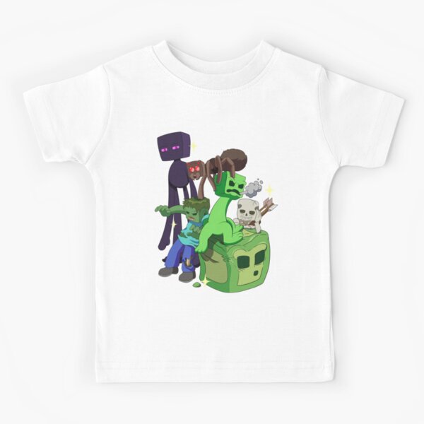 Monstres Minecraft T-shirt enfant