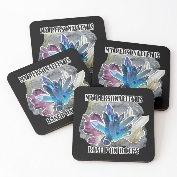 Item preview, My Personality Is Based On Rocks Sticker designed and sold by AlphaOutfitCo.