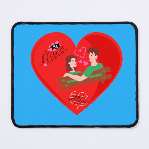 Item preview, Be Mine Cute Cartoon Couple Happy Valentines Day! Be Mine Cute Couple Happy Valentine's Day! designed and sold by iziskosmos.
