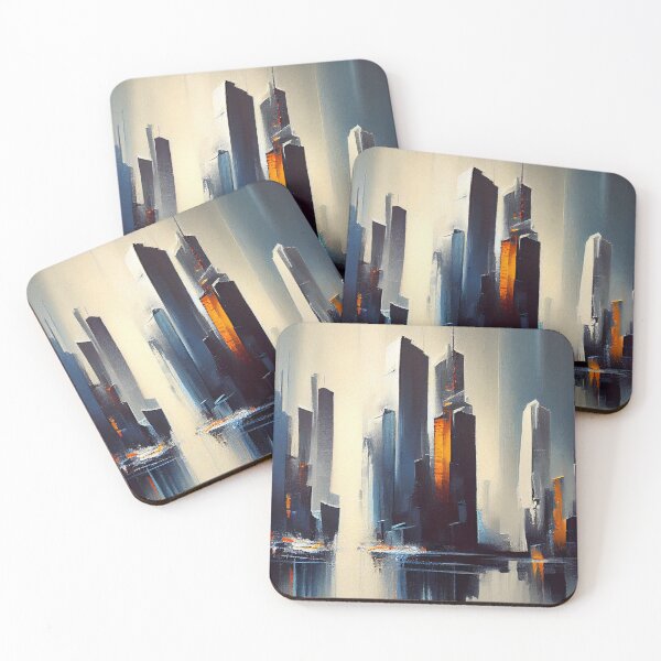 Item preview, Cityscape- Modern Abstract #8 designed and sold by Gypsykiss.