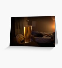 Too much beer Greeting Card