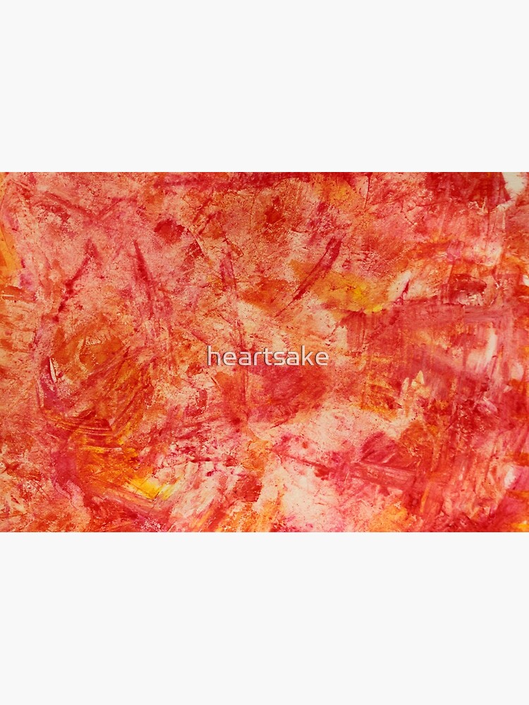 Thumbnail 3 of 3, Hardcover Journal, Abstract Orange Hand Painted designed and sold by heartsake.