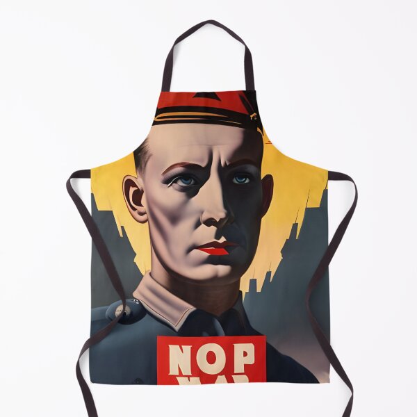 Item preview, No War Retro Military Propaganda Soldier - Vintage Style designed and sold by Dalive.