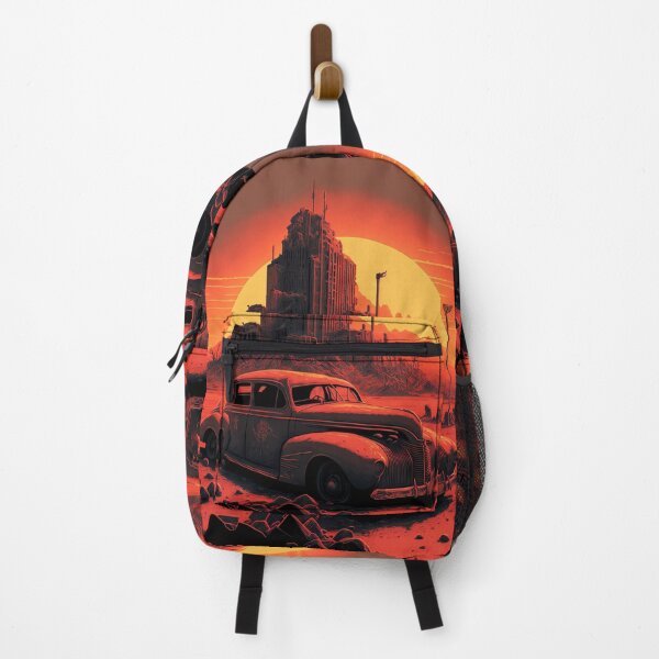 Item preview, Dystopian Sunrise: A Post-Apocalyptic Hot Rod Scene for Fans of Brutalism and American Industry #12 designed and sold by RodZnRoll.