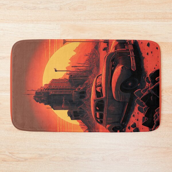 Item preview, Dystopian Sunrise: A Post-Apocalyptic Hot Rod Scene for Fans of Brutalism and American Industry #12 designed and sold by RodZnRoll.