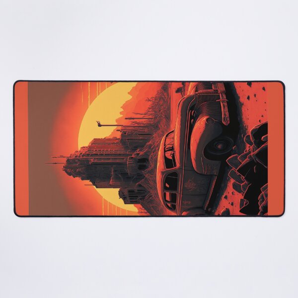 Item preview, Dystopian Sunrise: A Post-Apocalyptic Hot Rod Scene for Fans of Brutalism and American Industry #12 designed and sold by RodZnRoll.