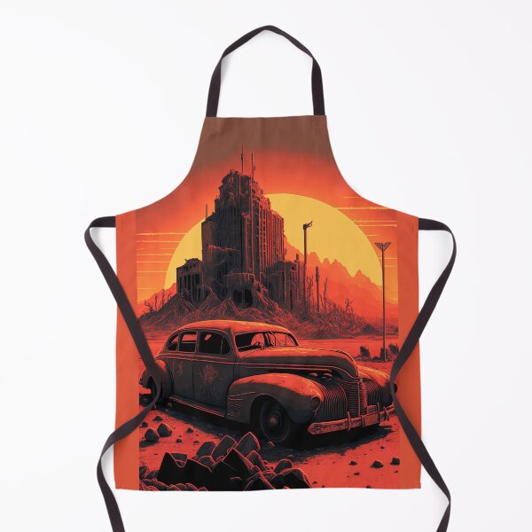 Item preview, Dystopian Sunrise: A Post-Apocalyptic Hot Rod Scene for Fans of Brutalism and American Industry #12 designed and sold by RodZnRoll.