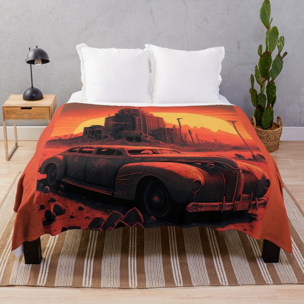 Item preview, Dystopian Sunrise: A Post-Apocalyptic Hot Rod Scene for Fans of Brutalism and American Industry #12 designed and sold by RodZnRoll.