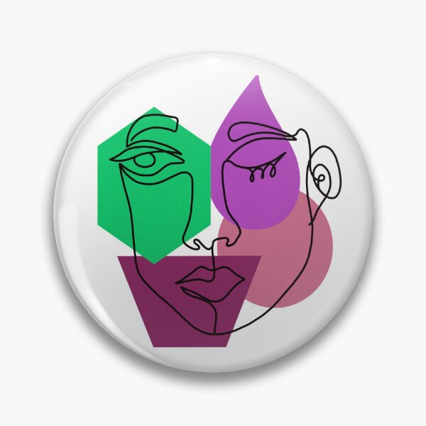 Item preview, Geometric abstract face designed and sold by Inaroda.