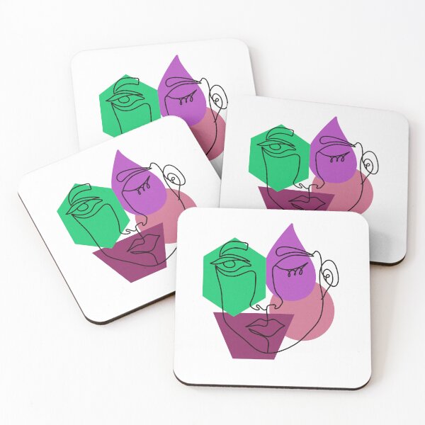 Item preview, Geometric abstract face designed and sold by Inaroda.